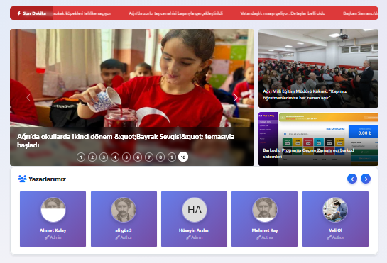 Haber Web Sitesi - Dijital Gazete Platformu