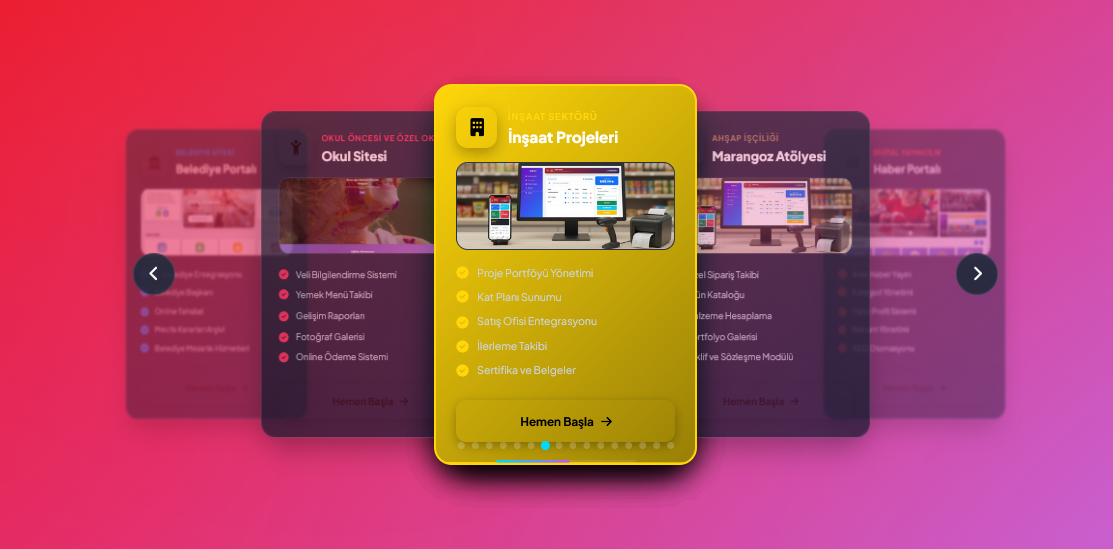 Mobilya Web Sitesi - Dijital Showroom Çözümü